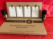 MELALEUCA Pure Decorative Ornament Diffusers with 2 Holiday Essential Oil Blends