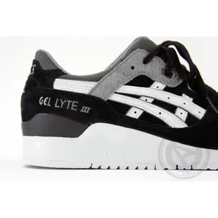 ASICS GEL-LYTE III BLACK SOFT GREY 黑灰白【A-KAY0】【HL6B1-9010】