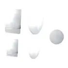 Shower Oval Make Up Mirror Anti Fog Mirror Acrylic Mirror Mirror Stickers