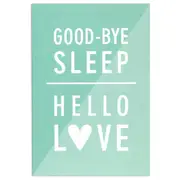 Good-Bye Sleep Sweet New Baby Congratulations Card