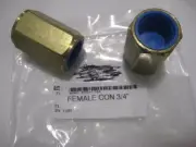 R55-176 U4-12 3/4 " Female Flare Brass Pipe Connect 2Ea
