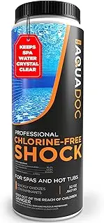 Non-Chlorine Spa Shock for Hot tub - Chlorine Free Tub Treatment & Enhanced to Assist Bromine Suitable Oxidizer Oxidizing by AquaDoc