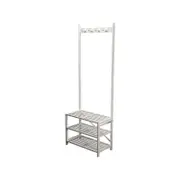 Flexi Storage Living White Bamboo Hallway Storage Unit - White