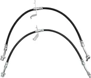 TRQ Brake Hose Set Compatible with 2015-2019 Hyundai Sonata 2016-2020 Kia Optima
