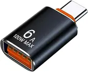 USB C to USB Adapter - USB Converter, USB C to USB Female Adapter | Compact USB C to USB Adapter for Mobile Phone, Tablets, and Devices, High-Speed Data Transfer and Charging