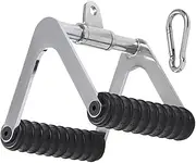 Cable Machine Pulley Grips Double V Handle Cable Attachment V Handle Double Rowing Machine Handle for Biceps Triceps Back Muscle Workout