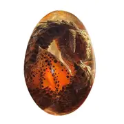 Dragon Eggs Clear Dragon Egg Resin Sculpture Handmade Fire Pocket Dragon Souvenir(Only Dragon Eggs )