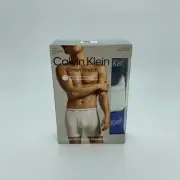 Calvin Klein Men's Cotton Stretch 3 Pack Boxer Briefs Classic Fit Multicolor S
