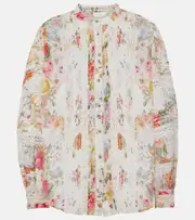 [Camilla] Camilla Sew Yesterday floral cotton blouse AU 12 multicoloured