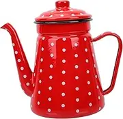 DECHOUS Enameled Narrow Mouth Pot Cold Water Kettle for Tea Coffee Elegant Design with Comfortable Material for Home Use