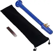 Totority Mini Saxophone Little Saxophone Portable Saxophone Woodwind Instrument Pocket Sax Blue