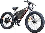 [TDR] 26" Electric Fat Tyre Mountain Bike 1500W eBike 48V Hub Motor 28.8Ah Lithium Battery LCD Display Shimano 7-Speed Hydraulic Disc Brakes