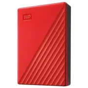 WD My Passport 4TB USB Portable HDD - Red