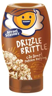 Kernel Season'S Drizzle Brittle Popcorn Topping, Caramel, 13.1 Ounce