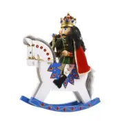 Nutcrackers Rocking Horse Nutcracker Figurine Traditional Desktop Decoration