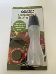 Cuisinart Sauce Bottle Basting Brush Inside Outdoor Grilling Cooking NEW