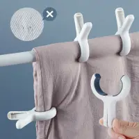 在飛比找momo購物網優惠-【JOHN HOUSE】防風曬棉被夾 矽膠軟墊不傷棉被 被單