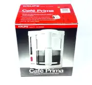 Krups Cafe Prima 4 Cup Coffee Maker Model 105 Compact White NEW!