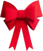 IWOWHERO Elegant Party Bow Tie Pendant Silk Bow Ties for Men Christmas Tree Decor