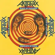 ANTHRAX STATE OF EUPHORIA GUITAR TAB TABLATURE BOOK METALLICA MEGADETH TESTAMENT