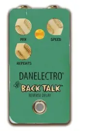 Brand New Reissue DANELECTRO BACK TALK BAC-1 Reverse Delay Pedal