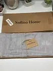 Solino Home Linen Table Runner Oyster Grey Color 14x36 inch new