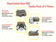 Genuine Royal Enfield "BEAR 650" Accessories Combo Pack Of 4 PCS (for: Royal Enfield)