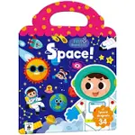 双美文化-FIRST MAGNET BOOK：SPACE（內含34個認知磁鐵+3摺頁超大場景）