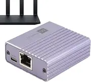Ethernet Splitter,Ethernet Splitter 1 to 4 - High Speed Gigabit Router Adapter Low-Latency Accessories for Library PC Camera TV Box Home Living Room