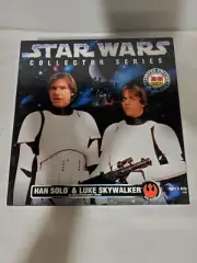 STAR WARS COLLECTOR SERIES HAN SOLO & LUKE SKYWALKER K-B TOYS LIMITED EDITION