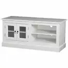 CORBETT HAMPTONS WHITE SOLID MAHOGANY TV ENTERTAINMENT UNIT ETU 2 DOORS 130 CM