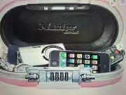 Master Lock 5900D Combination Portable Safe-Pink