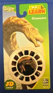 SEALED Dinosaurs Learning w/ National Wildlife Federation view-master Reels NEW
