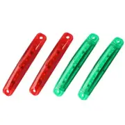 Car Lights ABS Plastic Boat Lights Green Red Navigation Lights Waterproof