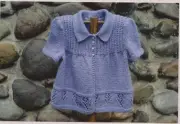 Oat Couture KNITTING PATTERN BB203 - Crocus Cardigan for Baby 6-18 months