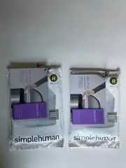 2 simplehuman 10L code R trial 10 pack trash garbage liners NIP
