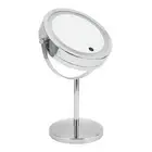 LED Light Makeup Mirror Round Double Sided Magnifying Mirror Standing Mirror L2S