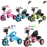 Kids Tricycle 3 Wheels Bike Trike Basket Ride On Toy Children Toddler 3 Years+