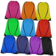 10 Colors Drawstring Backpack Bags Sack Pack Cinch Tote Sport Storage