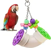 AOVNA Bird Foraging Toys Plastic Durable Gnawing Toys for Parrots,Cockatiel,Conure,Love Birds,Parakeets,Budgie