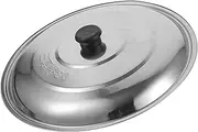Stainless Steel Universal Lid for Pots, Pans and Skillets,13 inch Pan Round Pot Lid Frying Pot Replacement Cover Cookware Lids with Knob for Home Kitchen (33x33cm)