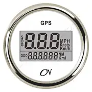 Marine CN instrument GPS speedometer digital white-chrome