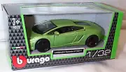 Lamborghini Gallardo LP 560-4 in Green 1:32 Scale Diecast burago New in Box