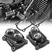 Black M8 Tappet Covers Lifter Block Cover Compatible with 2017-2022 Harley Milwaukee Eight(M8) Engines Softail Touring