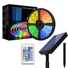 32.8FT Solar Outdoor LED Strip Light, Solar Garden RGB Strip Light Decoration...
