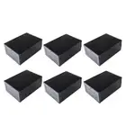 6 PCS Shoe Container Under Bed Shoe Storage Stackable Shoe Boxes