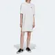 Adidas Tee Dress HC2034 女 洋裝 長版 短袖 上衣 極簡 造型 側擺開衩 國際版 白