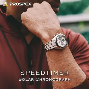 【SEIKO 精工】PROSPEX系列 SPEEDTIMER 復刻1969 太陽能計時腕錶 SK044 母親節 禮物(SSC813P1/V192-0AF0S)