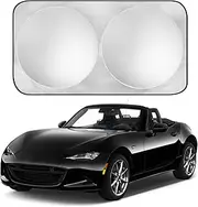 SZYUCHEN Car Windshield Sun Shade Sunshade Compatible with Mazda Miata MX-5 2006-2024 Miata Coupe 2016-2024 Rf Grand Touring Accessories, Car Front Window Sun Shield, WSS178MD0001