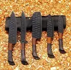 CUSTOM HANDMADE POWDER COATING STAINLESS STEEL KITCHEN KNIFE SET WITH ROLL BAG